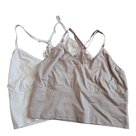 Marilyn Monroe Intimates Seamless Bralettes Sz Large - Picture 1 of 2